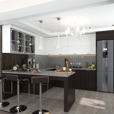 Bucătării MDF furnir