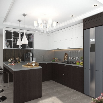 Bucătării MDF furnir