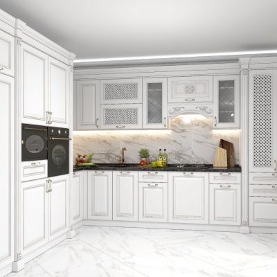 Bucătării MDF furnir