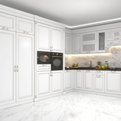 Bucătării MDF furnir