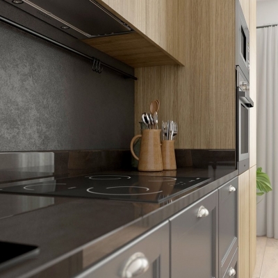 Bucătării MDF furnir