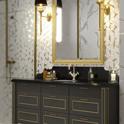 Mobila pentru baie in stil clasic