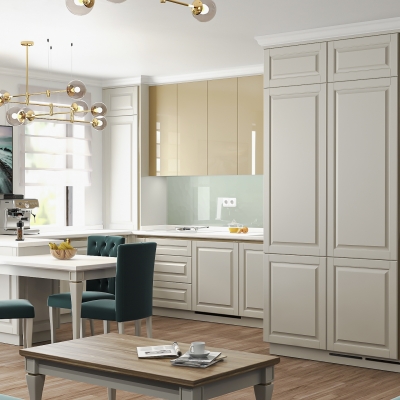 Bucatarie din MDF vopsit