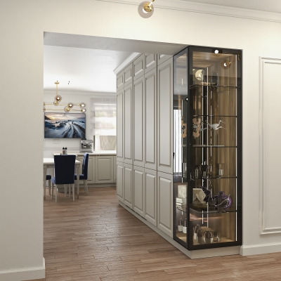 Bucatarie din MDF vopsit