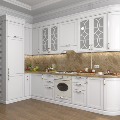 Bucătării MDF furnir