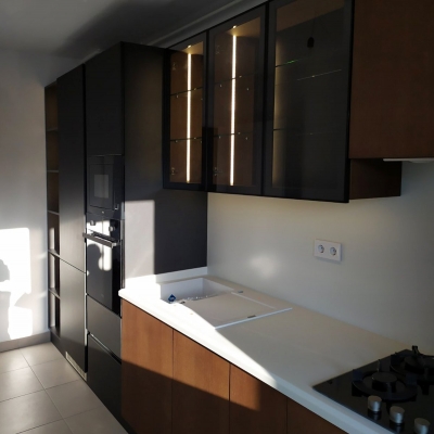 Bucătării MDF furnir